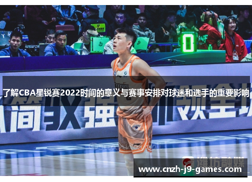 了解CBA星锐赛2022时间的意义与赛事安排对球迷和选手的重要影响